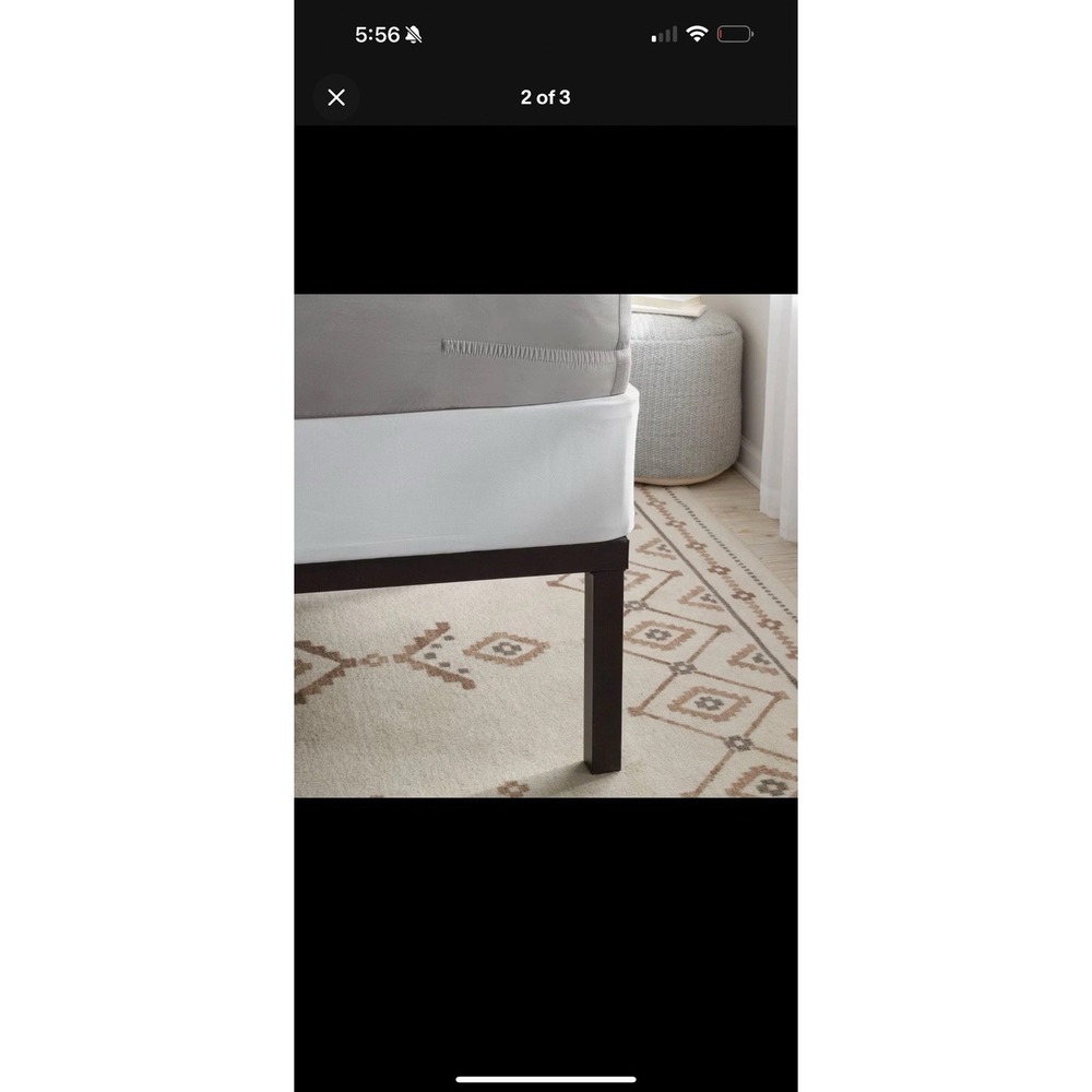 Threshold Box Spring Cover Twill OEKO-TEX Certified, King - Picture 2 of 2